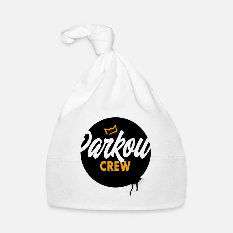 Parkour - Bonnet bio Bébé - blanc