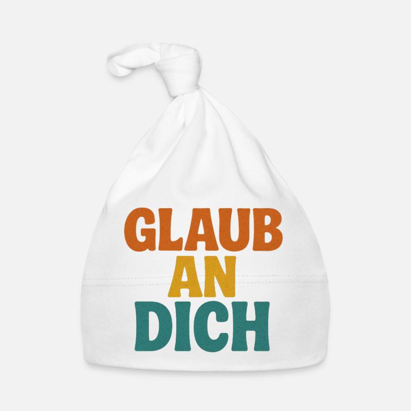 Glaub an Dich Baby Bio-Mütze