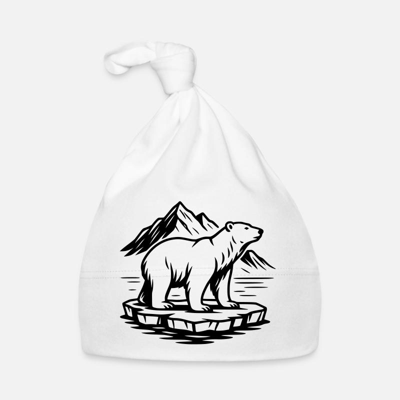 Eisbär Baby Bio-Mütze