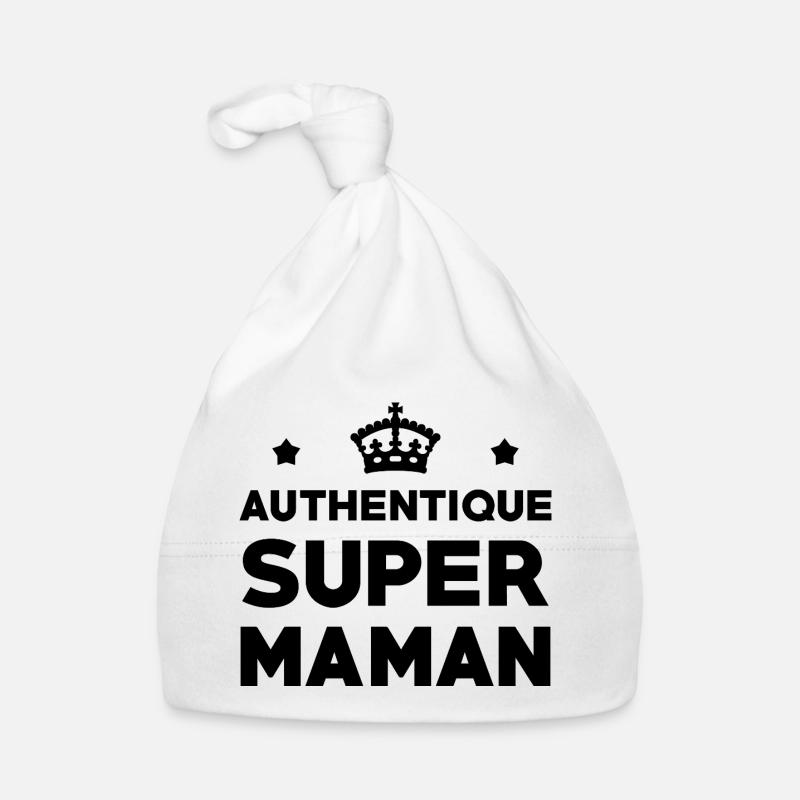 Authentic Super Mom - Mother's Day Organic Baby Cap