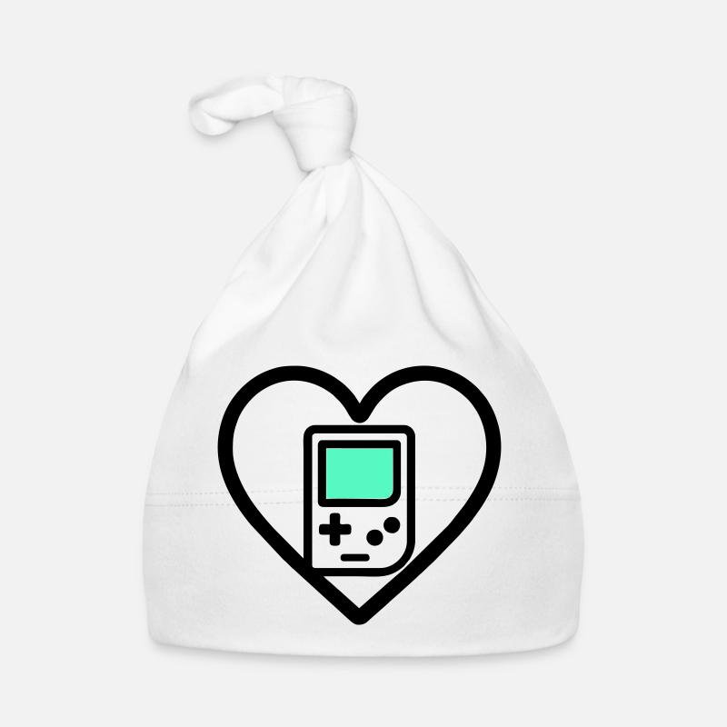 Retro Heart – Console portable rétro Bonnet bio Bébé