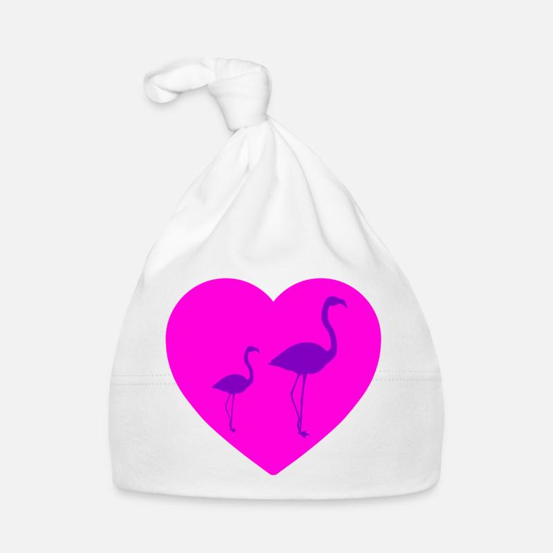 Flamants roses Bonnet bio Bébé