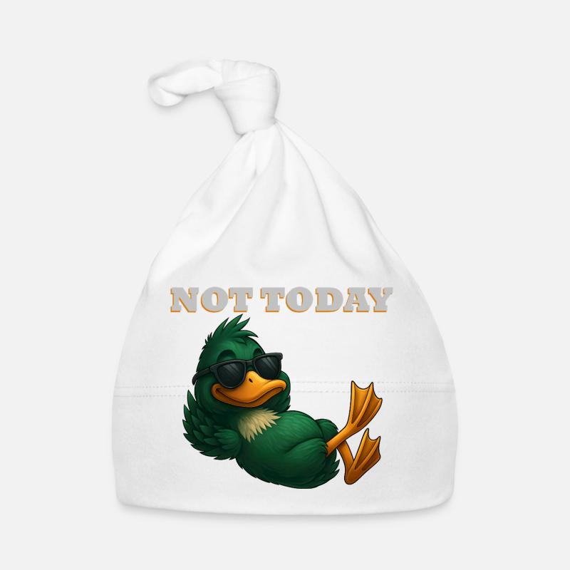 Not Today Duck Sunglasses, Not Today, Duck Organic Baby Cap