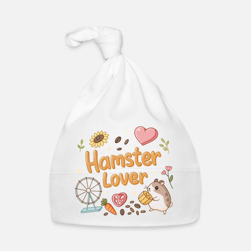 Hamster Lover: Kawaii Sweetness Organic Baby Cap