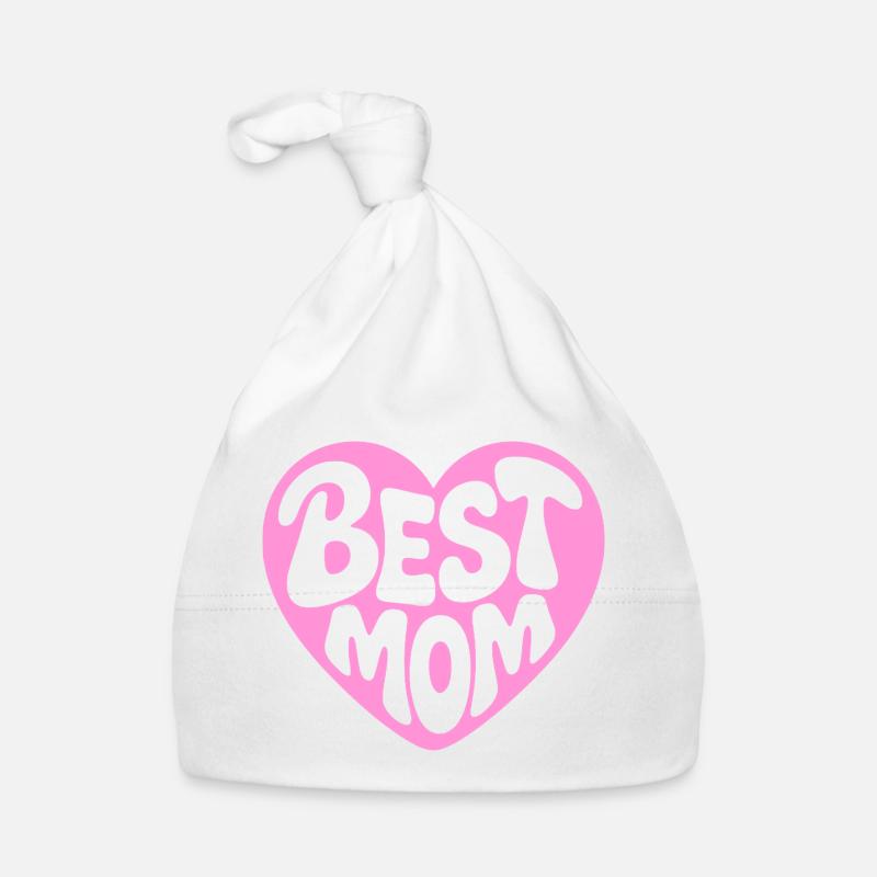 Beste Mama Herzdesign Baby Bio-Mütze