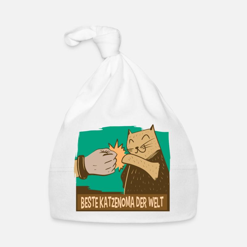 Beste Katzenoma Der Welt Katzen Oma Katze  Baby Bio-Mütze