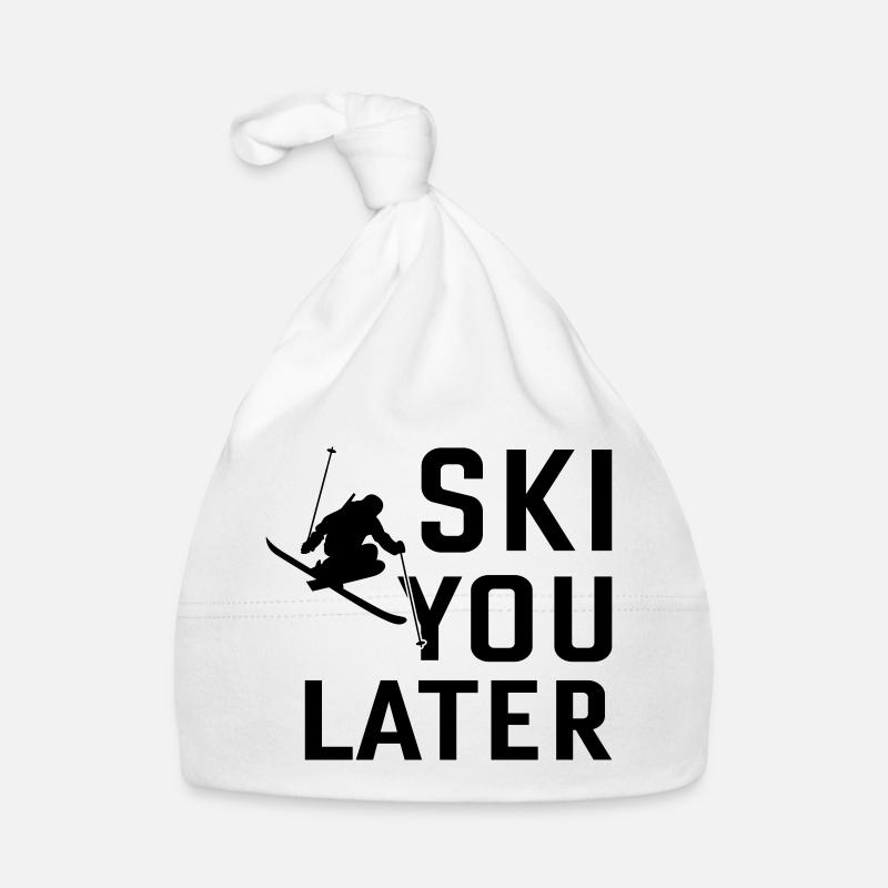 Ski You Later SVG – Modern Statement Design Organic Baby Cap