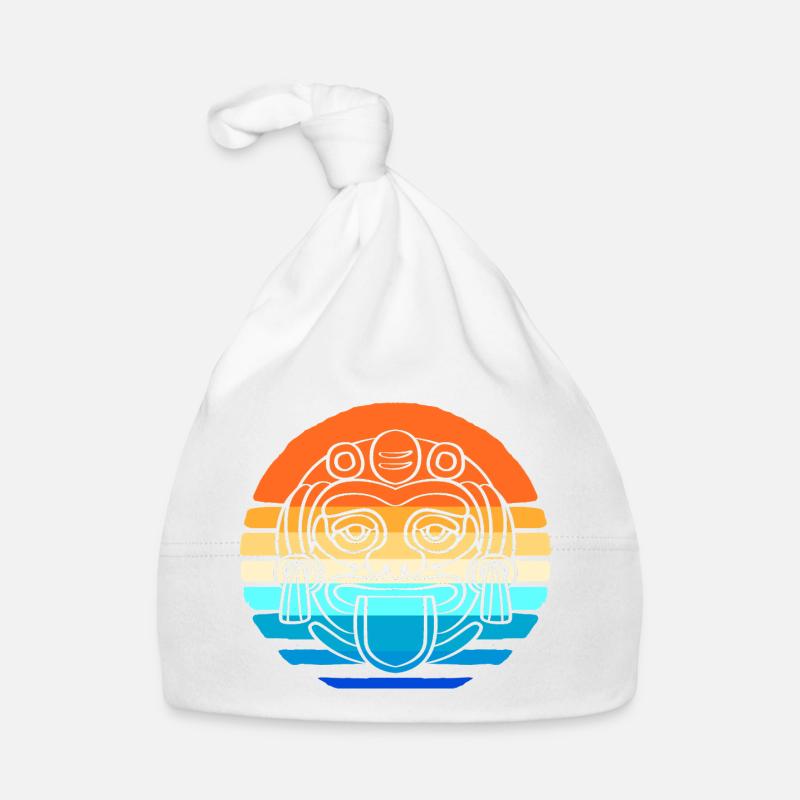 Inca Mayan calendar aztec Organic Baby Cap