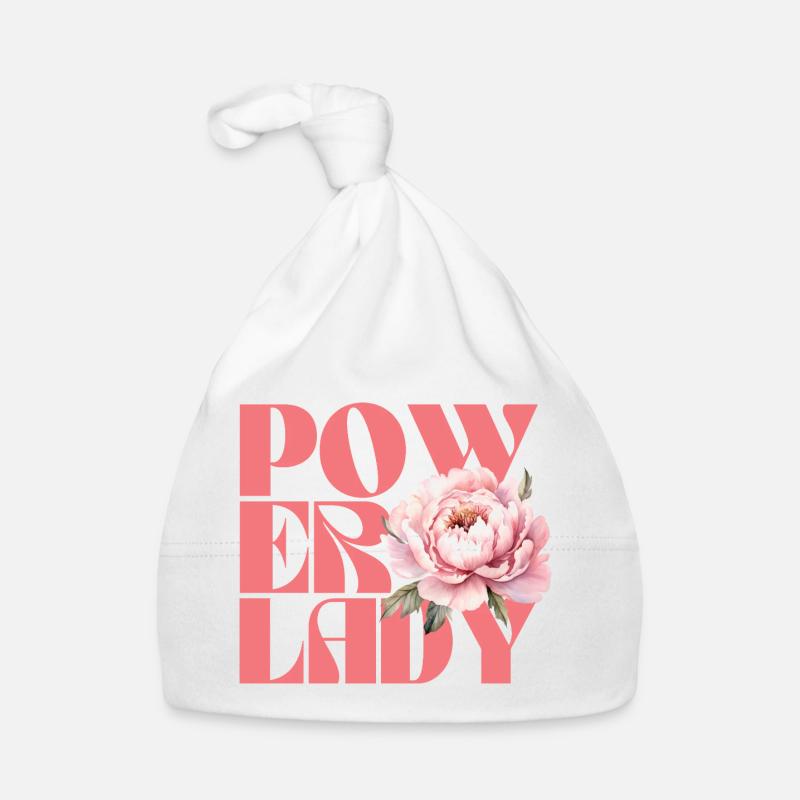 Power lady Organic Baby Cap