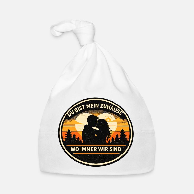 Insigne de romance de Tu Es Mon Foyer Bonnet bio Bébé
