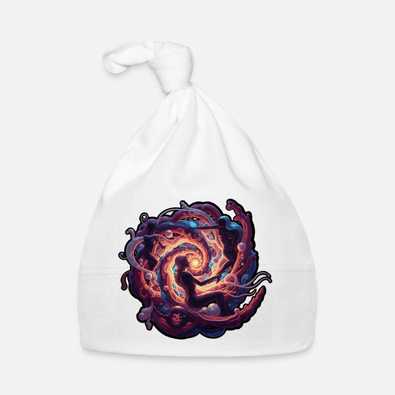Dancing Cosmic Vortex Organic Baby Cap