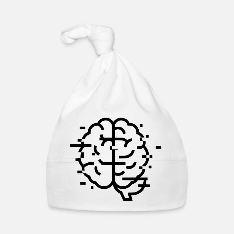 Brain Glitch Headache Organic Baby Cap