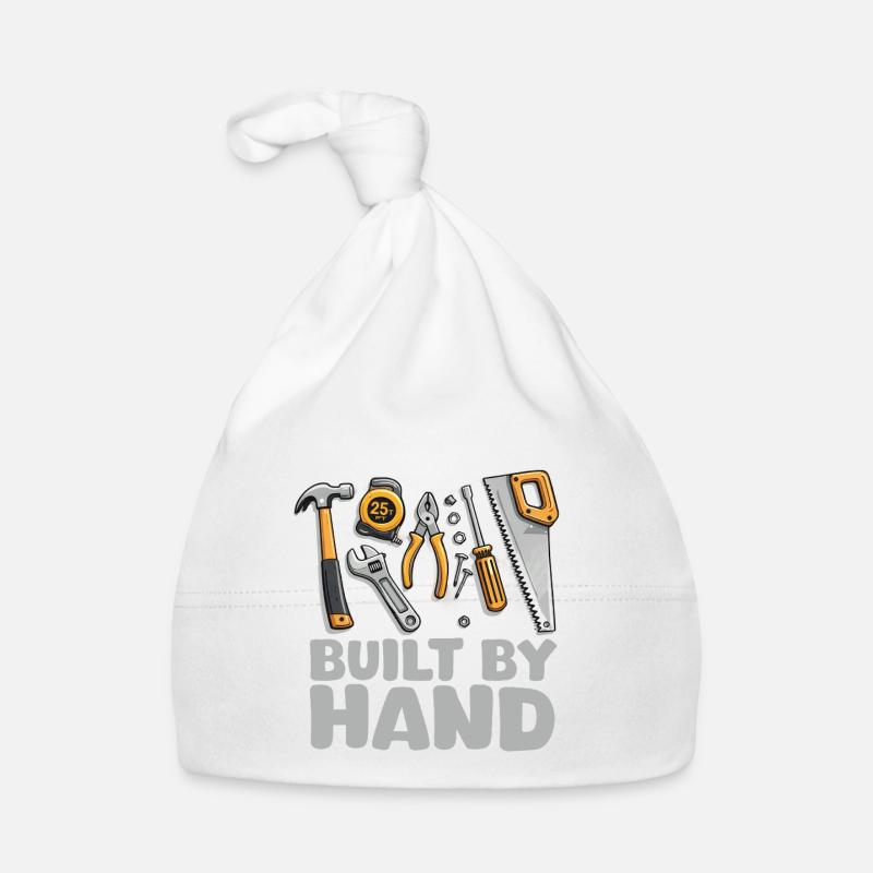 Built by Hand – Tool Illustration Organic Baby Cap