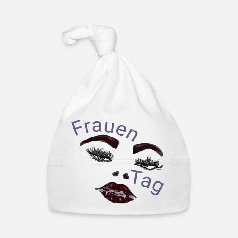 Women's Day Vampire Face Organic Baby Cap