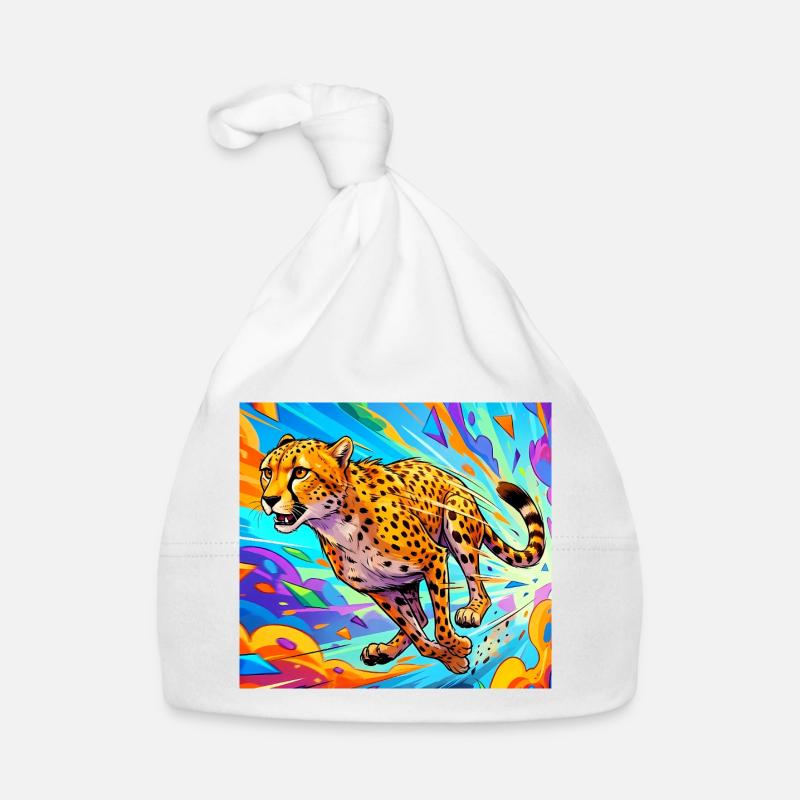 cheetah Organic Baby Cap