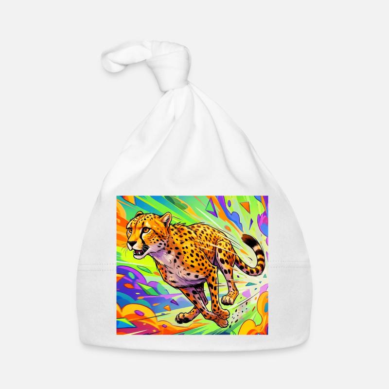 cheetah Organic Baby Cap