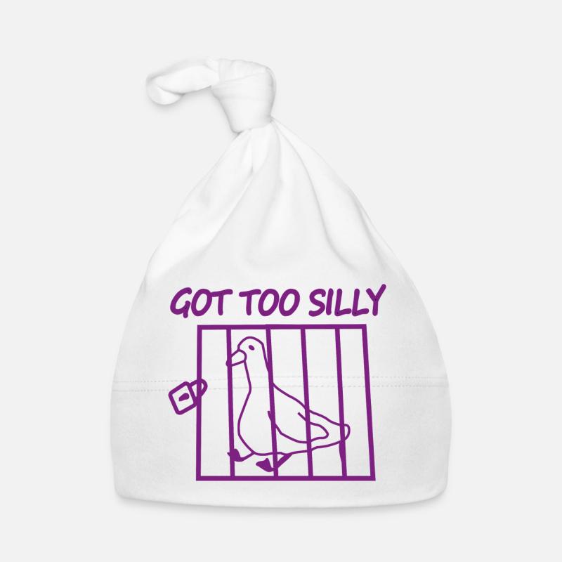 Got Too Silly Pigeon Cage Organic Baby Cap