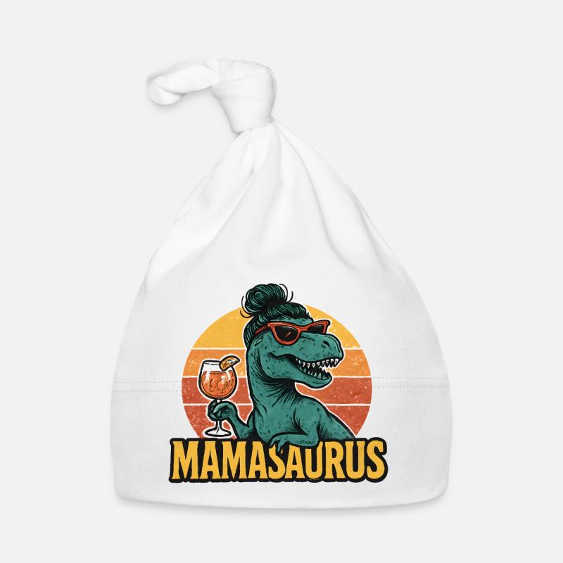 Mamasaurus Mama Mutter Geschenkidee Humor Lustig Baby Bio-Mütze
