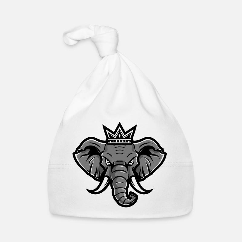 Couronne de tête d’éléphant Bonnet bio Bébé