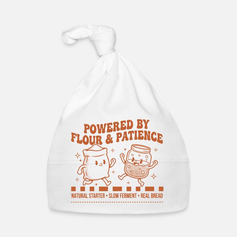 Sourdough Bread Baking Baker Powered By Flour Organic Baby Cap