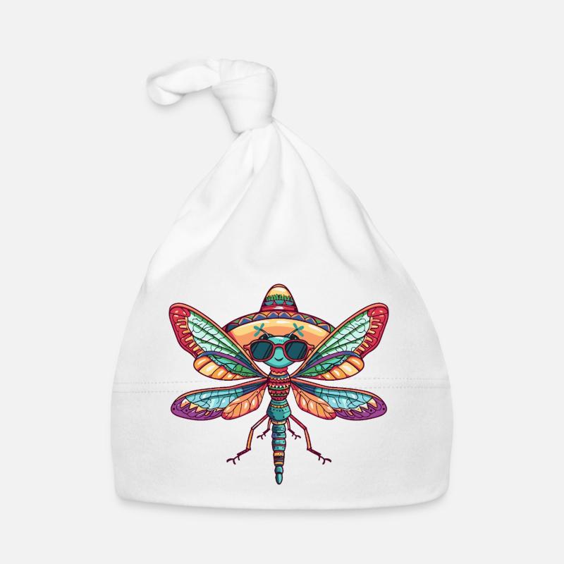 Sombrero drôle de libellule Bonnet bio Bébé