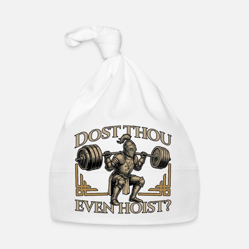 Dost Thou Even Hoist Medieval Knight Funny Organic Baby Cap