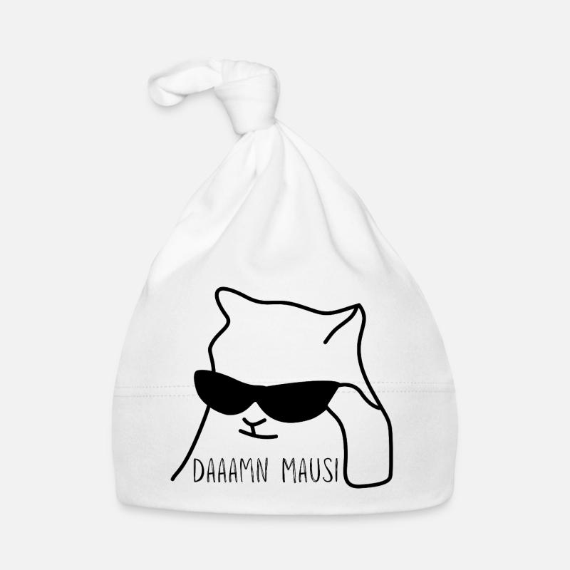 damn Mausi Baby Bio-Mütze