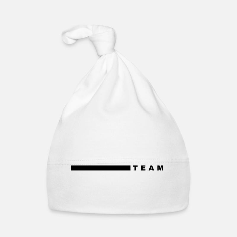 Team rechts vom Balken Baby Bio-Mütze