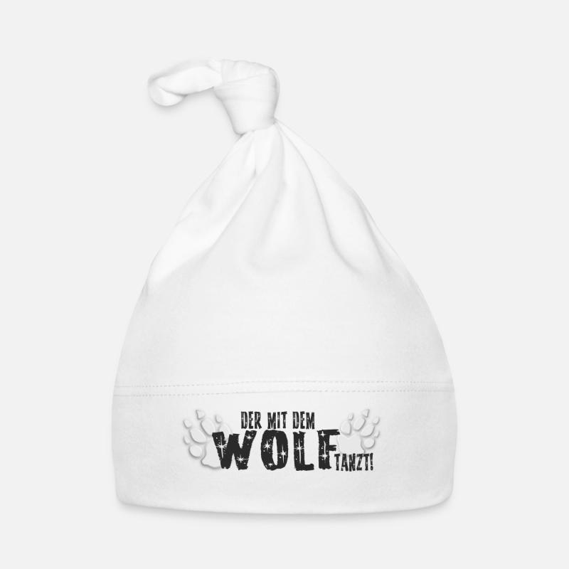 Wolf Dances Dancing with the Wolf Organic Baby Cap