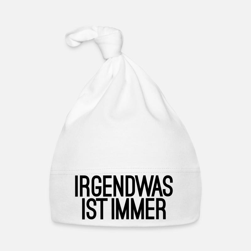 lustige Sprüche Problem Arbeit Lebensweisheit Pech Baby Bio-Mütze