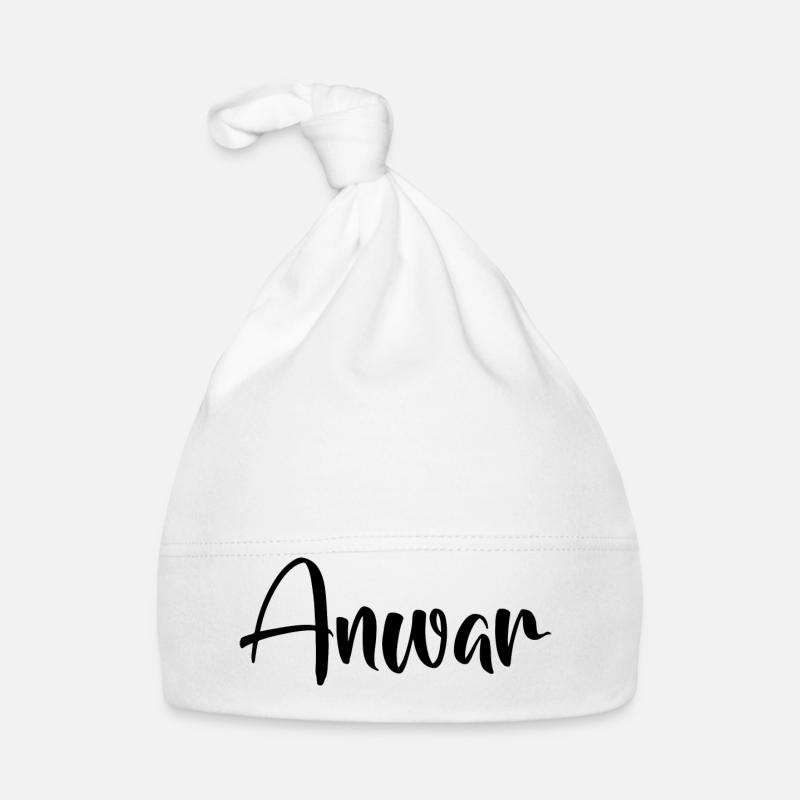 Name - Anwar Baby Bio-Mütze