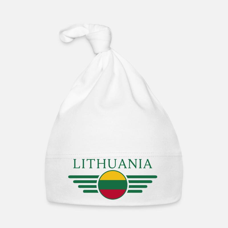 I Love Lithuania, Elegance Style Design T-Shirt Organic Baby Cap