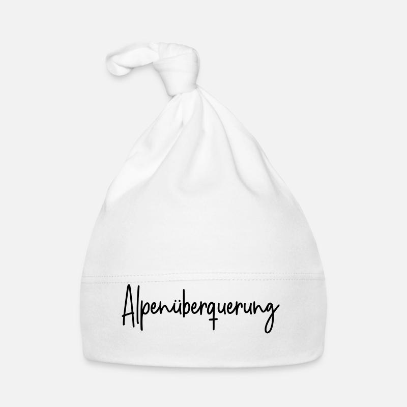 Alpenüberquerung (Farbe änderbar) Baby Bio-Mütze