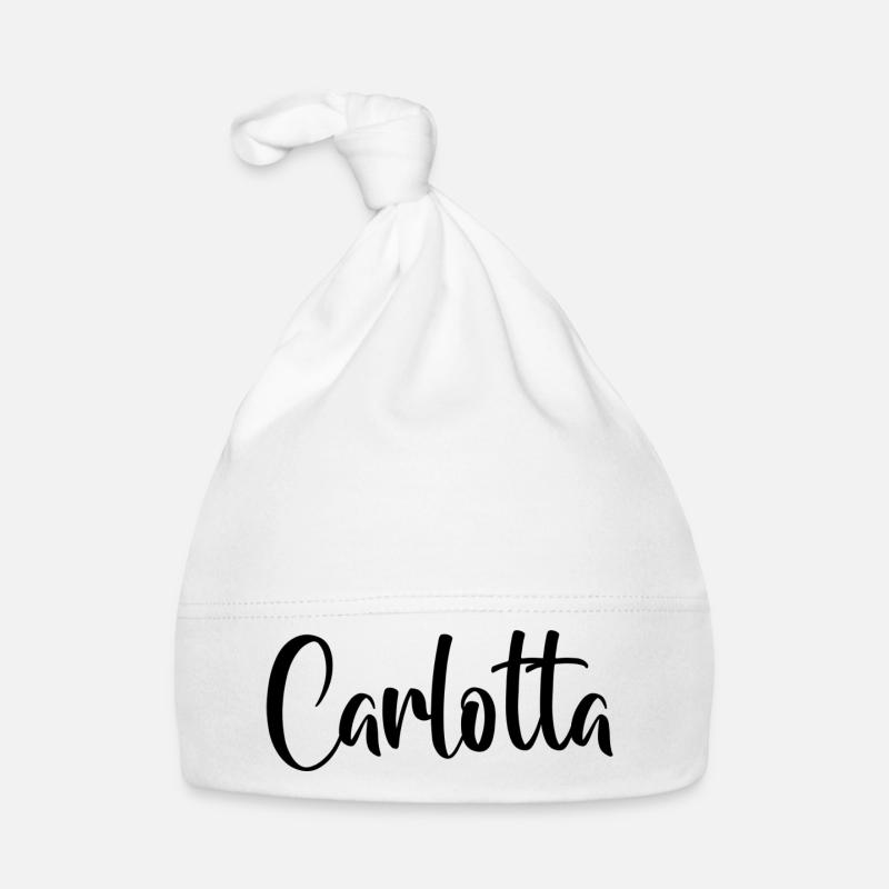 First name - Carlotta Organic Baby Cap