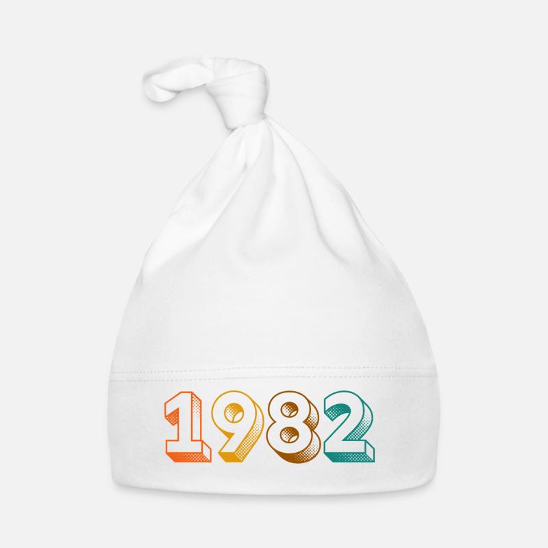 MILLÉSIME 1982 - Bonnet bio Bébé - blanc