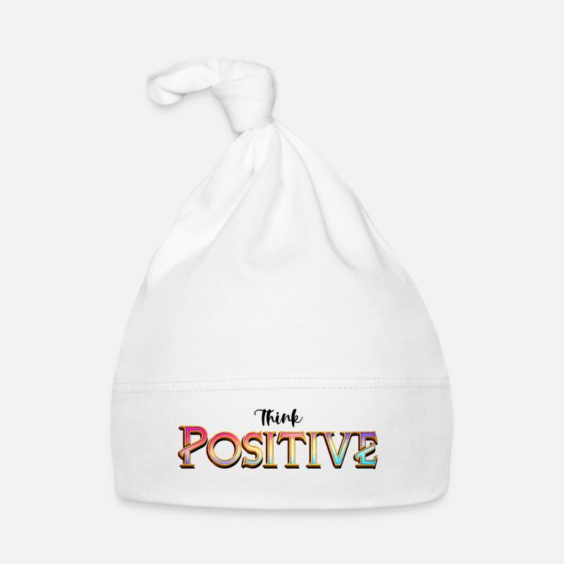 Think positive - denk positiv Baby Bio-Mütze