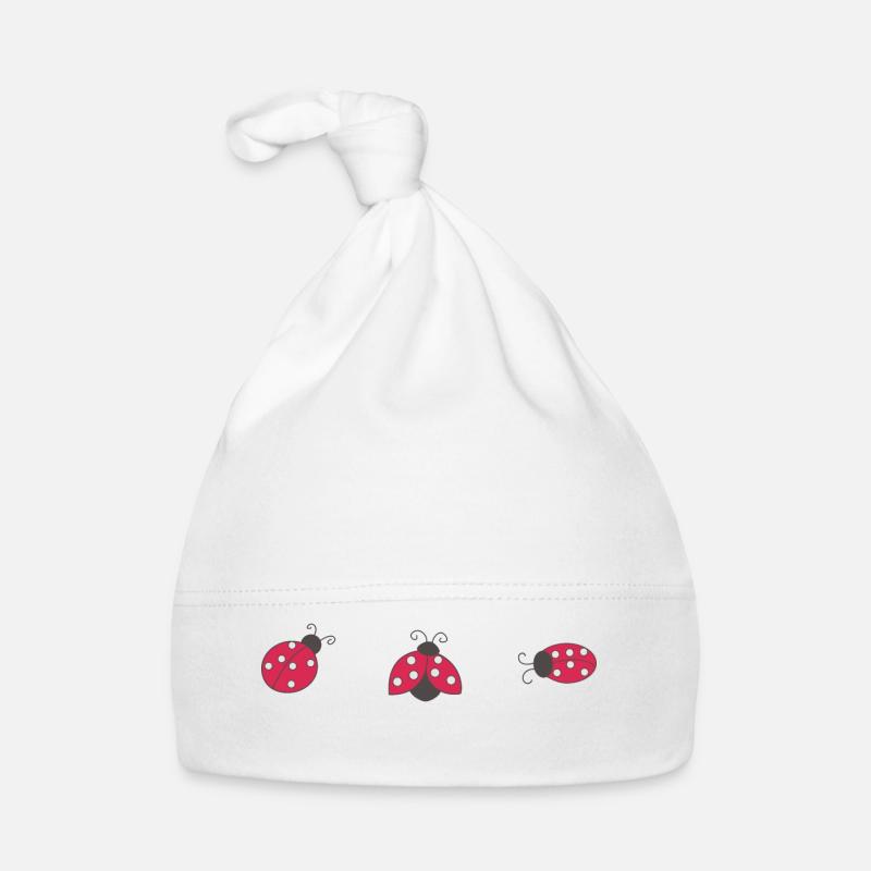 3 coccinelle Bonnet bio Bébé