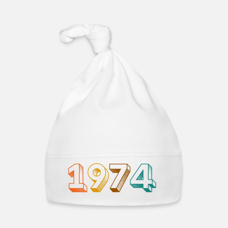 vintage 1974 Organic Baby Cap