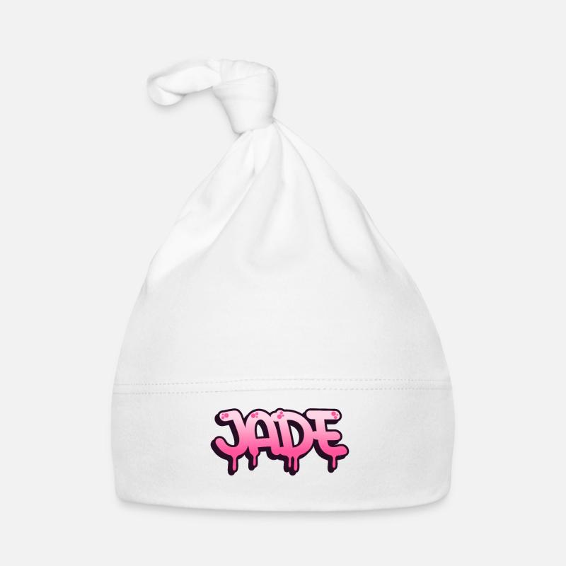 Graffiti Name Jade Baby Bio-Mütze