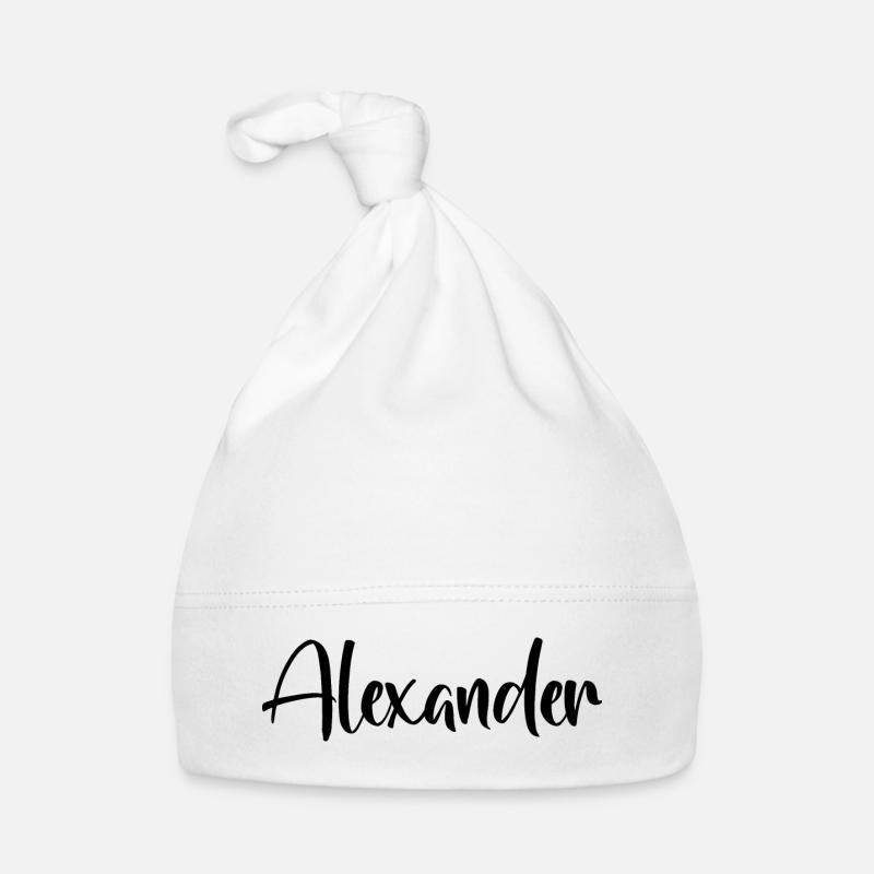 First name - Alexander Organic Baby Cap