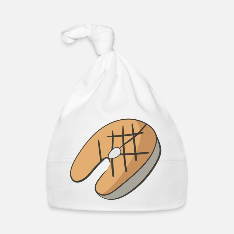 salmon Organic Baby Cap