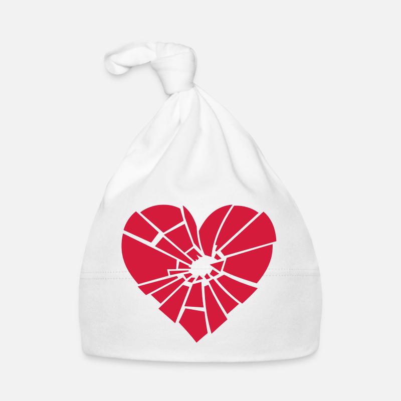 zerbrochenes Herz Baby Bio-Mütze
