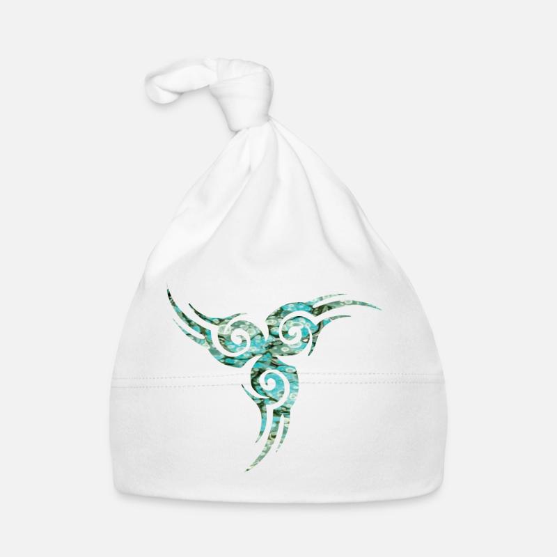 Celtic symbol 17 e 247 Organic Baby Cap