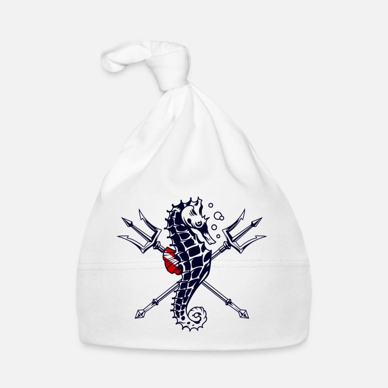Taucher Trident Seepferdchen Baby Bio-Mütze