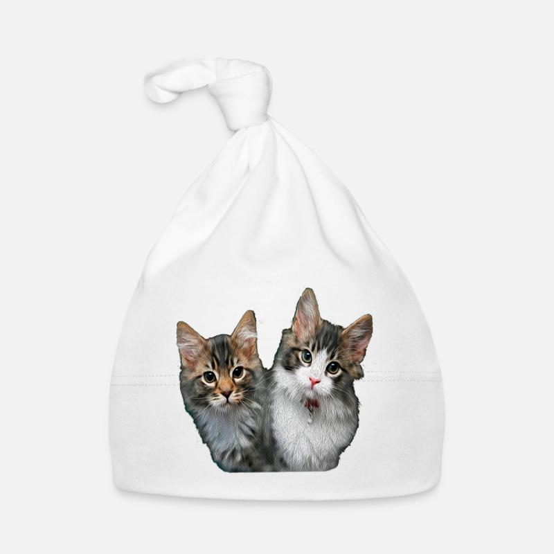 Kittens Organic Baby Cap