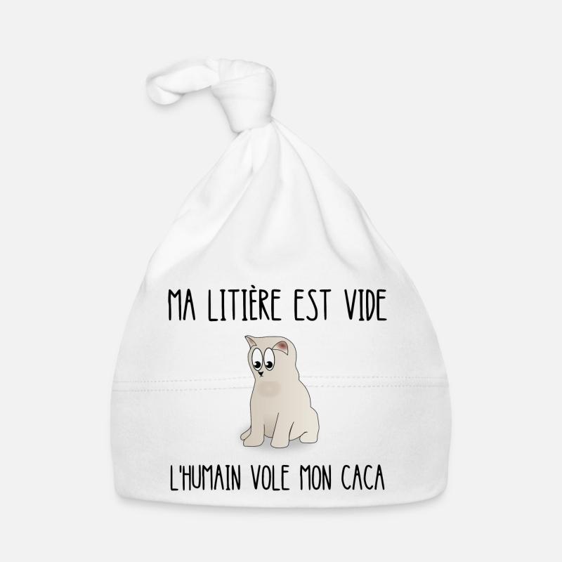ma litière est vide Bonnet bio Bébé
