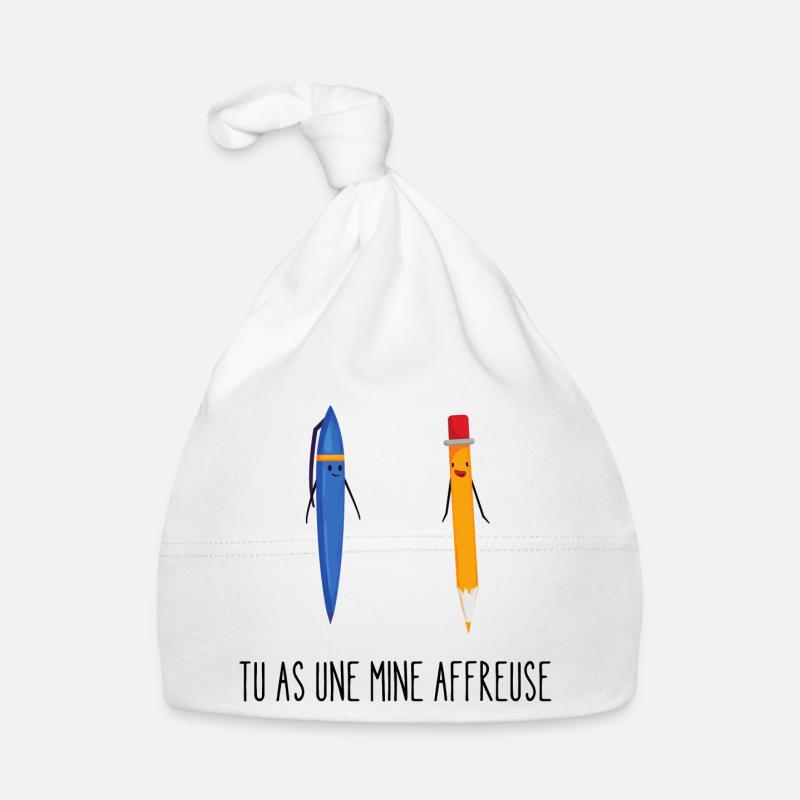 tu as une mine affreuse Bonnet bio Bébé