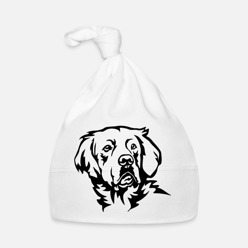 Golden Retriever Kopf Baby Bio-Mütze