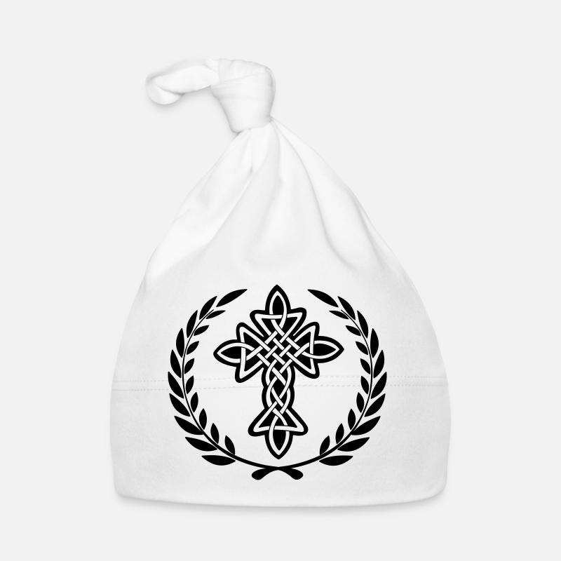 Logo de la croix celtique Bonnet bio Bébé