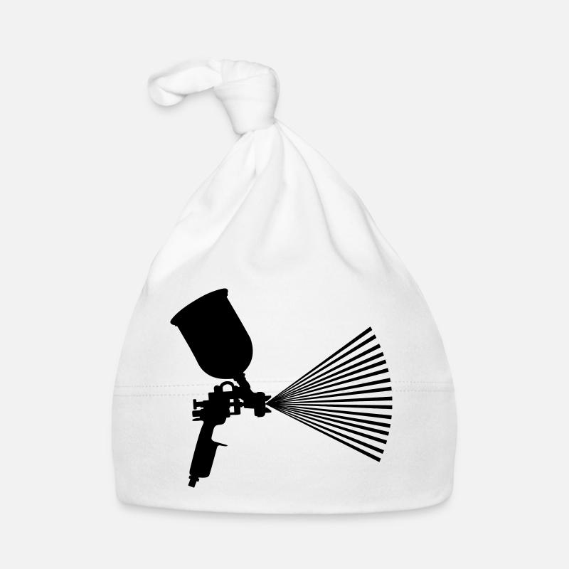 Spray paint with jet Organic Baby Cap